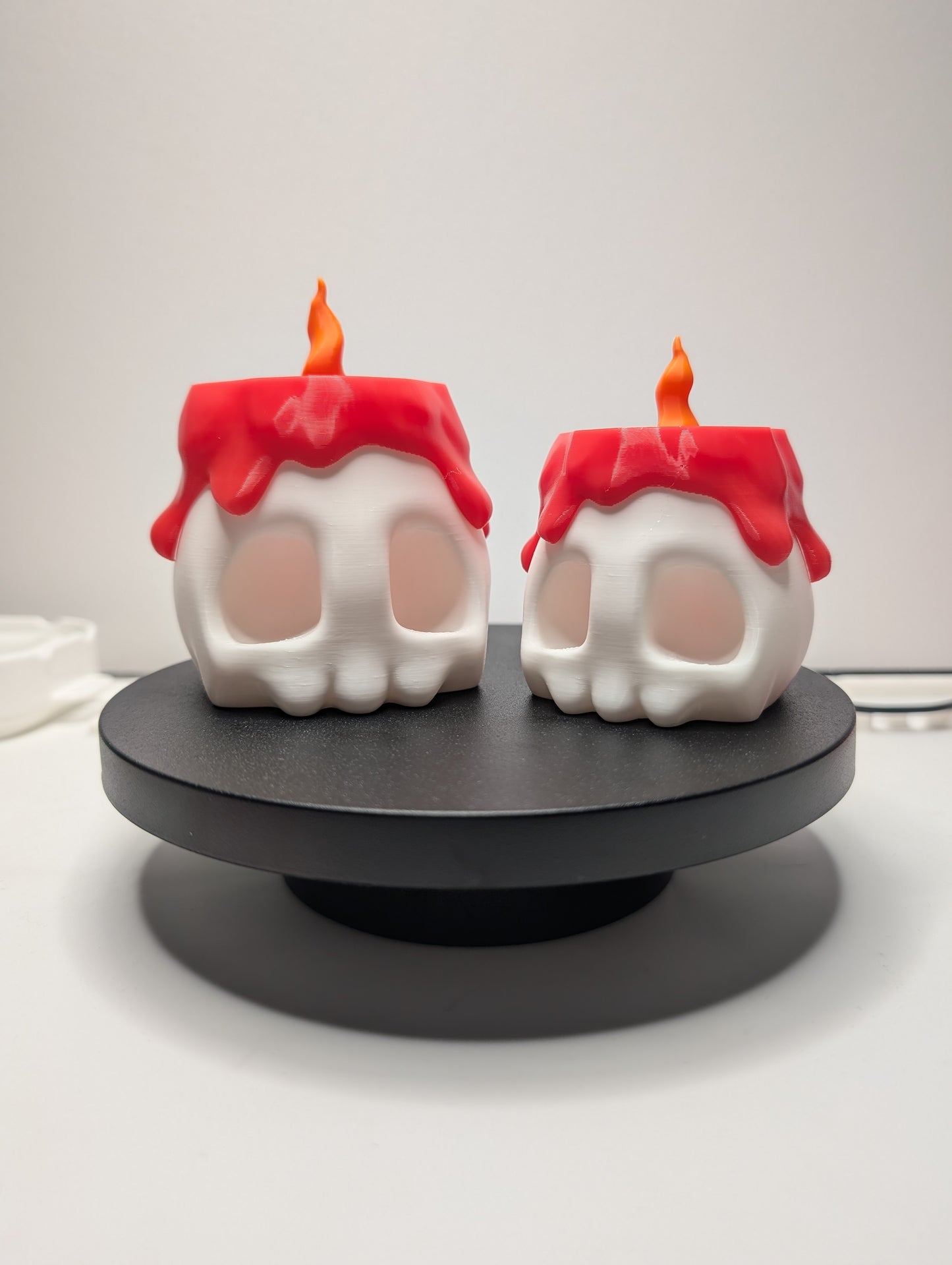 Skull Candle Electric Tealight Holder